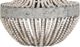 Crestview Collection Andrea White Washed Wood & Grey Washed Metal Chandelier-1