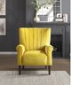 Mazin Furniture Urielle Yellow Upholstered Accent Chair-4