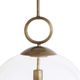 Uttermost® Calix Aged Brass 1-Light Pendant-4