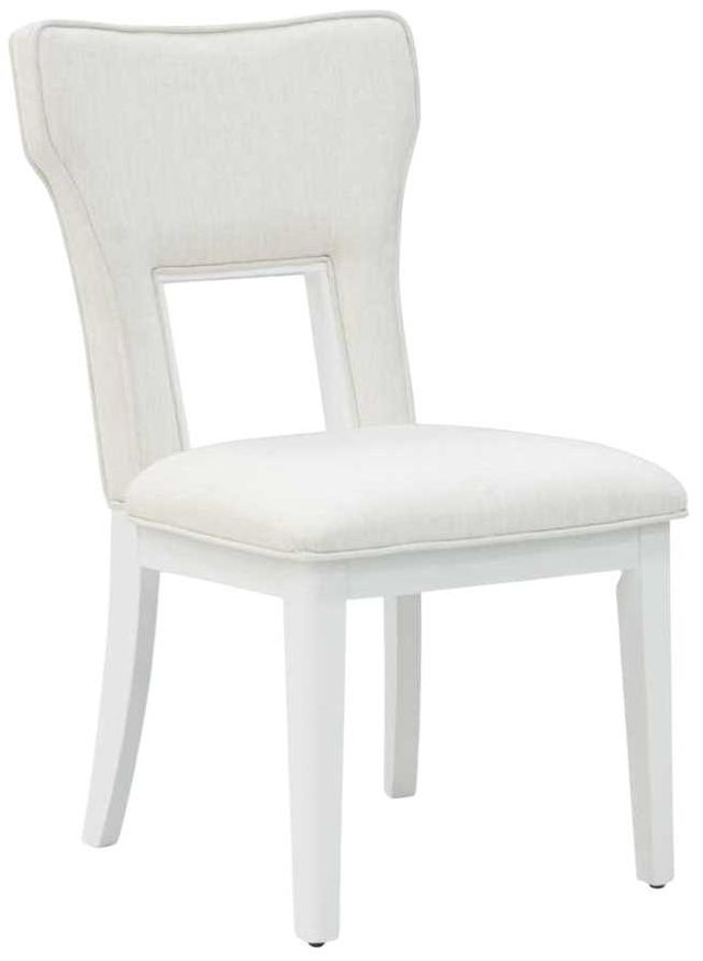 Clearance Signature Design by Ashley® Chalanna White Dining Side Chair-1