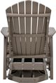 Nature's Best Furniture Customizable Adirondack Polyethylene Outdoor Swivel Glider Chair-3