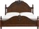 Elements International Northridge Cherry King Panel Bed-2