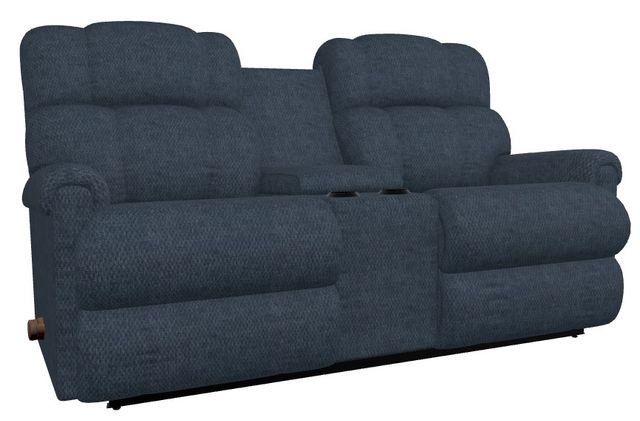 La-Z-Boy® Pinnacle Navy Manual Wall Reclining Loveseat with Console-0