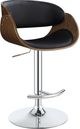 Coaster® Dana Black/Chrome Adjustable Bar Stool-3