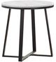 Coaster® Hugo 2-Piece White Occasional Table with Matte Black Base Set-1