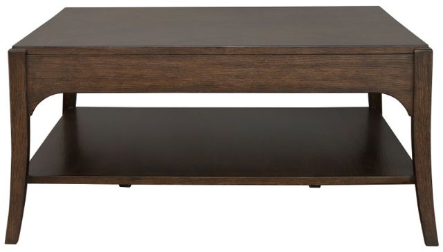 Flexsteel® Sylvie Chestnut Square Coffee Table-3