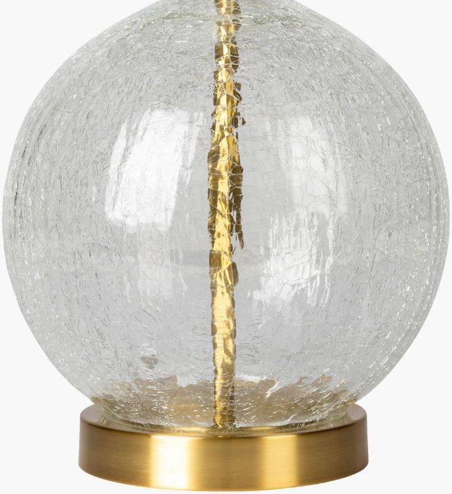 Surya Enid Crackle Clear Table Lamp-3