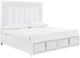 Signature Design by Ashley® Chalanna White California King Upholstered Storage Panel Bed-3