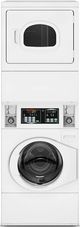 Speed Queen® Commercial 3.4 Cu. Ft. Washer, 7.0 Cu. Ft. Dryer White Stack Laundry-0