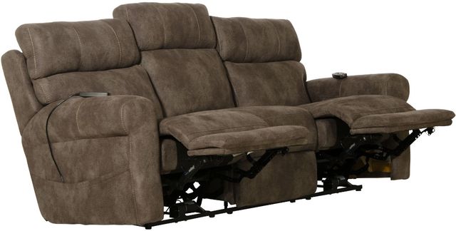Catnapper® Tranquility Pewter Power Lay Flat Reclining Sofa-3