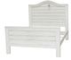 Million Dollar Rustic Weathered White Queen Ranch Bed-0