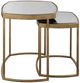 Uttermost® Vista 2-Piece Antique Gold Nesting Tables Set-4