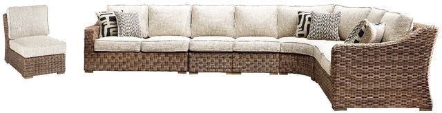Signature Design by Ashley® Beachcroft 6-Piece Beige/Brown Fabric