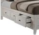 Intercon San Mateo Rustic White Queen Storage Panel Bed-2