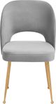 TOV Furniture Swell Light Grey Velvet Chair-1