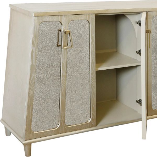 Harp & Finial® Barnes Charcoal Champagne Sideboard-1