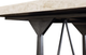 Bassett® Furniture Tyson Cream Travertine Stone Top End Table with Black Base-4