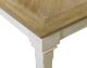 Martin Furniture Hartford Brown Extension Dining Table with Cream Base-4