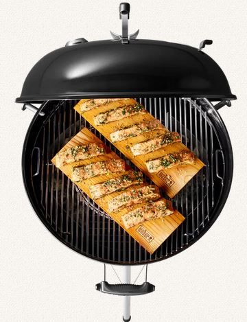 Weber® Master-Touch Series 24" Deep Ocean Blue Freestanding Charcoal Grill-4