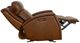 Flexsteel® Mustang Rust Leather Power Gliding Recliner with Power Headrest-1