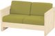 Crate Designs™ Furniture Unfinished Loveseat-0