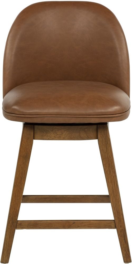 Powell® Brynn 2-Piece Brown Big and Tall Swivel Counter Stool Set-3