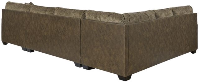 Benchcraft® Abalone 3-Piece Chocolate Right-Arm Facing Sofa Sectional and Chaise-1