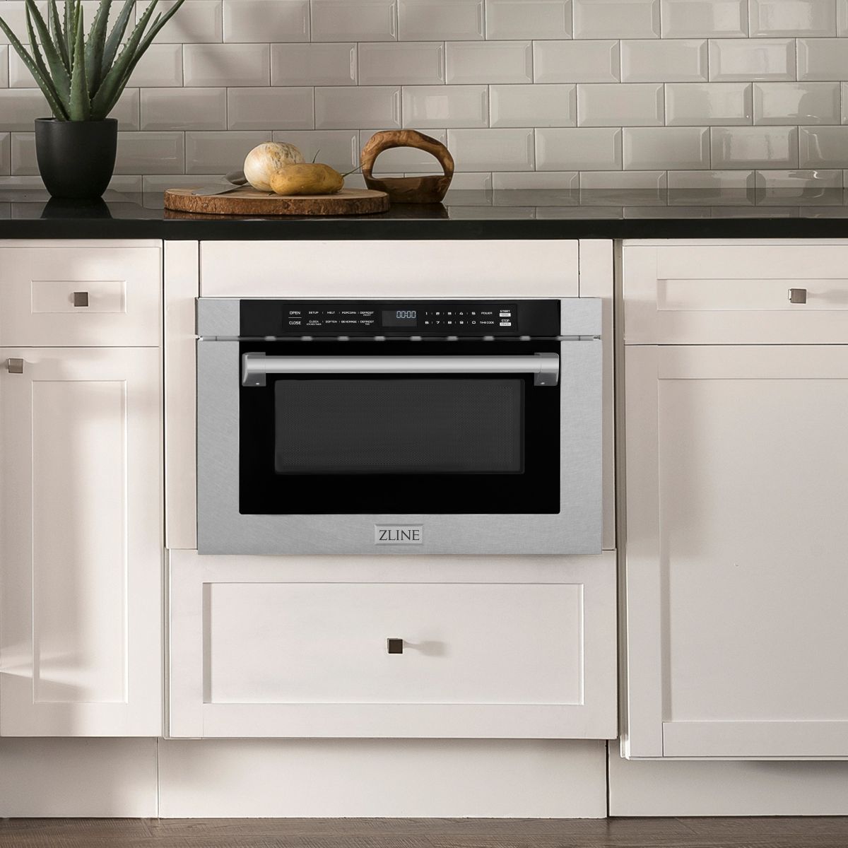 ZLINE 1.2 Cu. Ft. Satin Stainless Steel Microwave Drawer | BlvdHome
