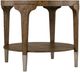 Hooker® Furniture Chapman Sorrel Round Side Table with Forged Pewter Base-0