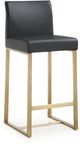 TOV Furniture Denmark Black Gold Set Of 2 Steel Counter Stool-0