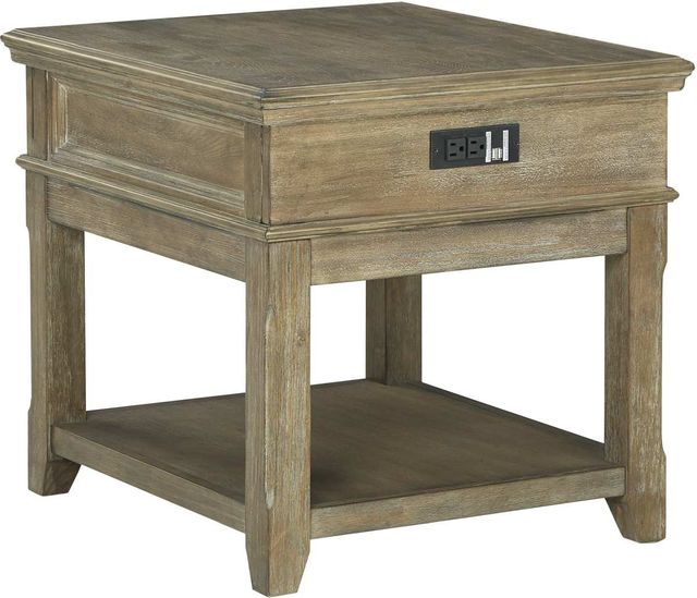 Signature Design by Ashley® Janismore Grayish Brown End Table-3