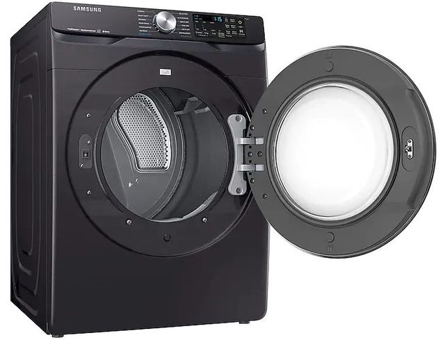 Samsung 7.5 Cu. Ft. Fingerprint Resistant Black Stainless Steel Front Load Electric Dryer-2
