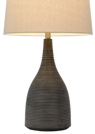 Cal® Lighting & Accessories Kaneohe Resin Pottery Table Lamp-0