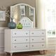 Liberty Furniture Stardust Iridescent White Dresser and Mirror-1