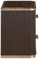 Michael Amini® West Kensington Medium Espresso 2-Drawer Nightstand-3