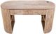 International Furniture Direct Balam Stained White Desk-4
