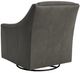 Bassett® Furniture Customizable Corinna Leather Swivel Chair-3