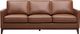 Leather Italia™ Georgetowne Weston Highland Saddle Sofa-1