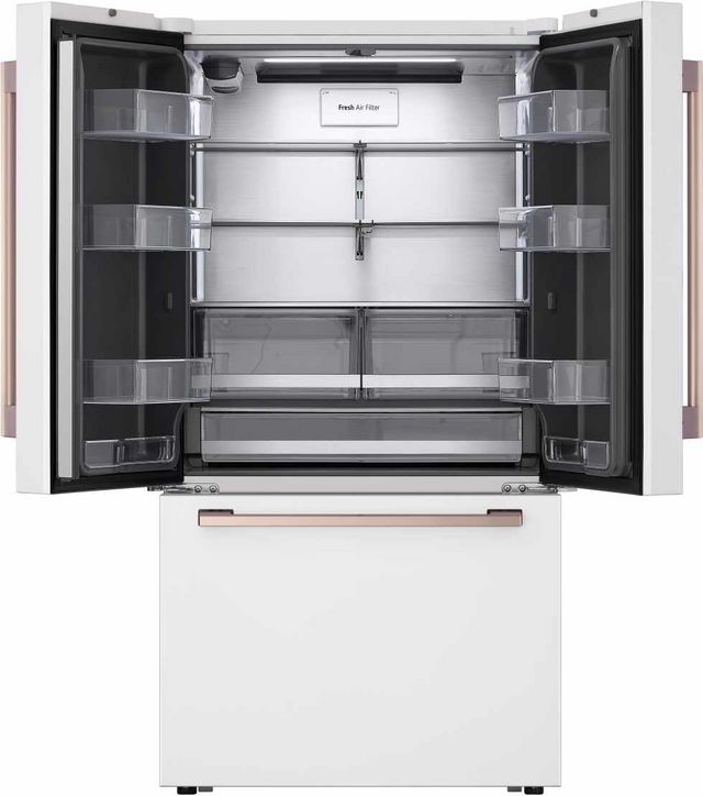 LG Studio 36 in. 26.5 Cu. Ft. Essence White French Door Refrigerator-2