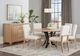 Artisan & Post by Vaughan-Bassett Crafted Cherry Dining by Ben & Erin Napier Bleached Cherry 48" Round Table with Black Base-2