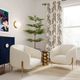 TOV Furniture Kandra Cream Accent Chair-1