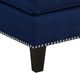 Elements International Erica Heirloom Blue Ottoman-3