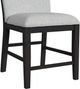 Elements International Transcend 5-Piece Charcoal Counter Dining Set-5