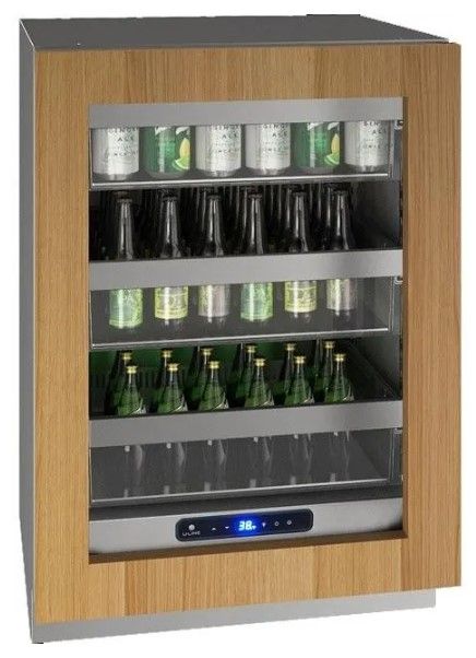 U-Line® Panel Ready 24" Reversible Hinge Undercounter Refrigerator-0