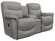 La-Z-Boy® James Smoke Manual Reclining Loveseat with Console-0
