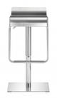 Zuo® Dazzer Brushed Stainless Steel Bar Stool-1