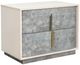 Michael Amini® Pavira Stone 2-Drawer Nightstand-0