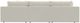 Jackson Furniture Jazzy 4-Piece Bone Small Spaced Sectional with Storage Ottoman-3