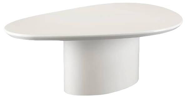 Moe's Home Collection Eden Ivory Lacquer Coffee Table-1