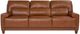 La-Z-Boy® Draper Oak Leather Sofa-1